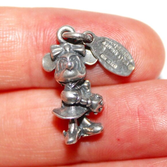 Sterling Silver Disney Mini Mouse 3D Charm - Picture 3 of 7